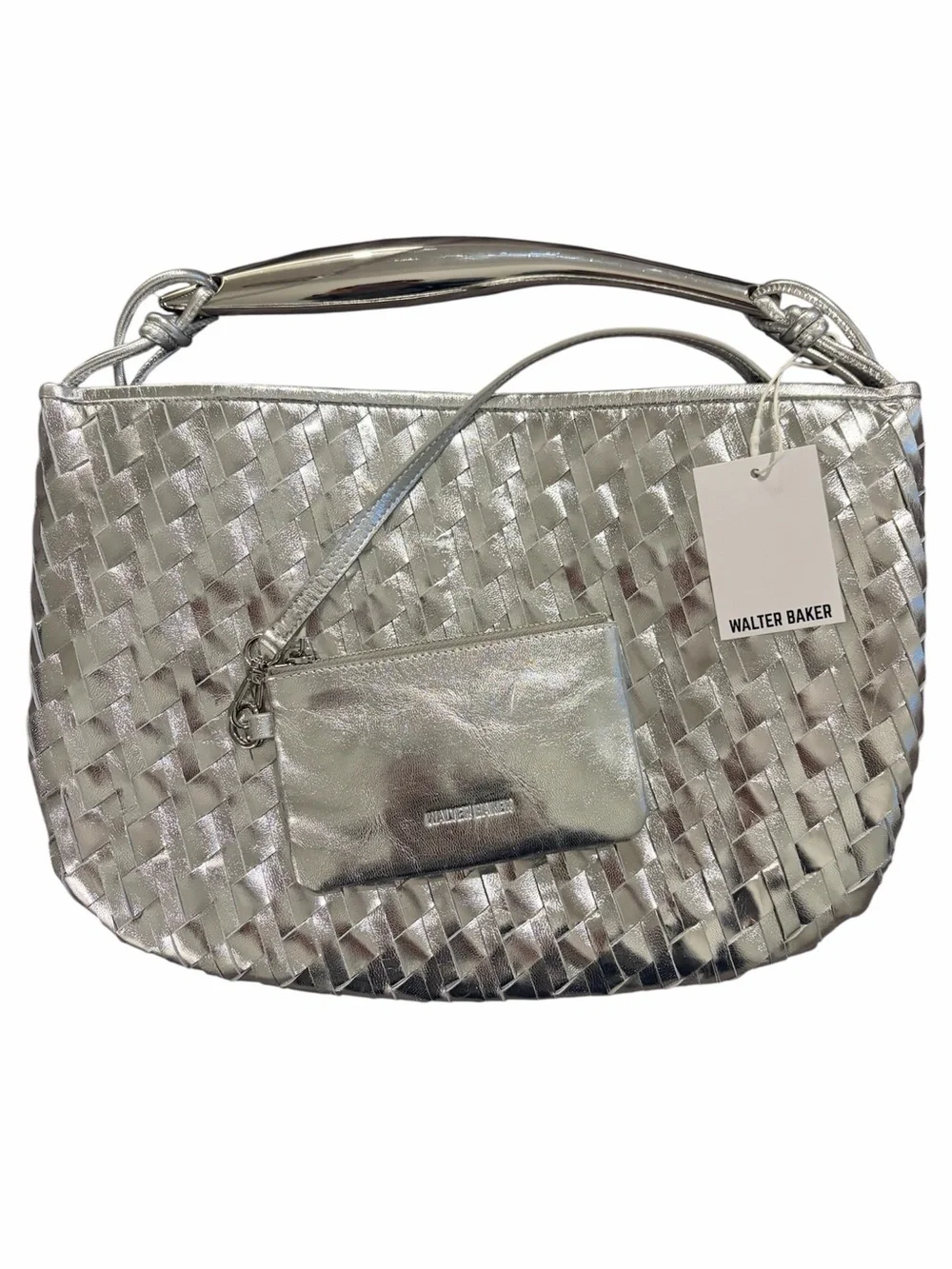 NWT: Walter Baker Hazel Hobo, Silver